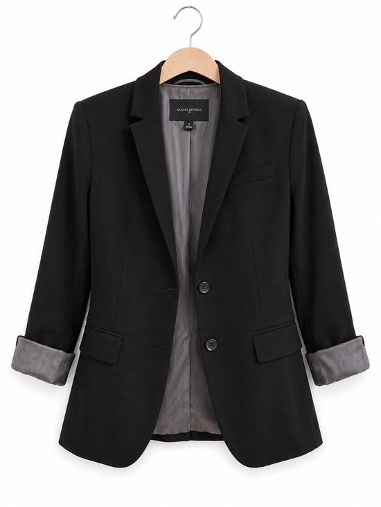 Banana Republic Jackets & Blazers - Banana Republic Black Tailored Blazer Size 2 Classic Career Chic